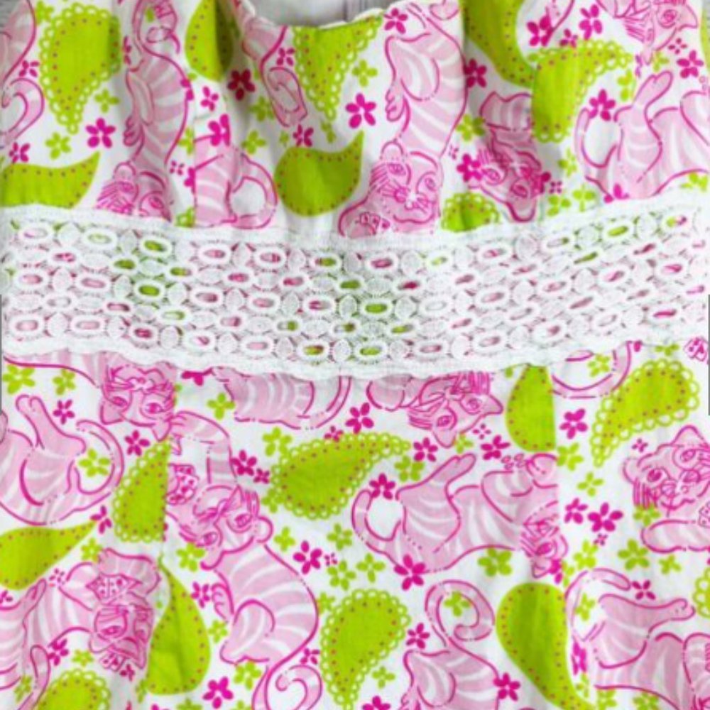LILLY PULITZER 2 "Black Jack" Dress--Excellent - Picture 6 of 9